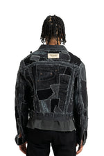 The Levi's Patched Denim Jacket - Black