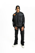 The Levi's Patched Denim Jacket - Black