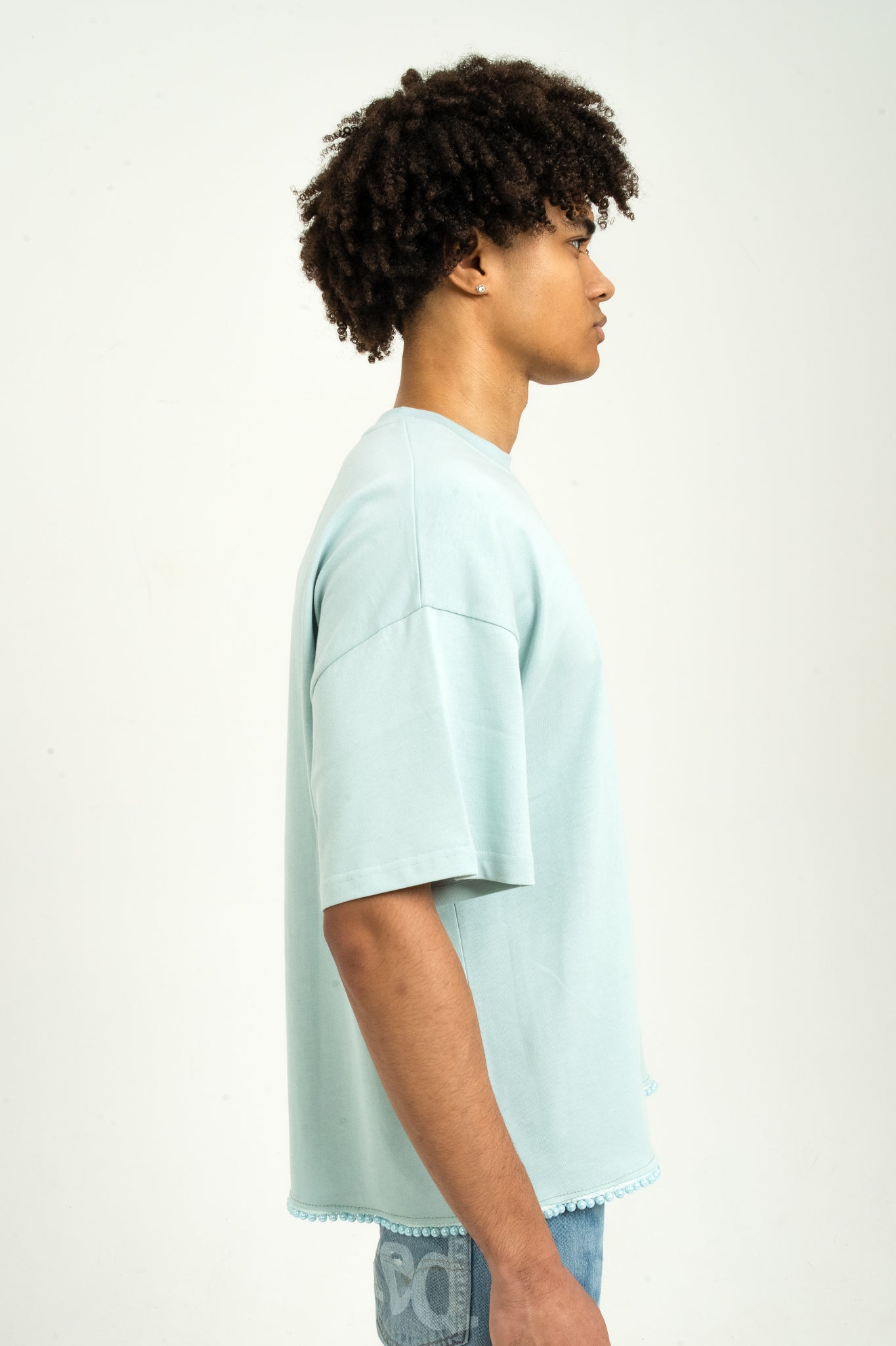 Mirrored Pearl Tee - Sage