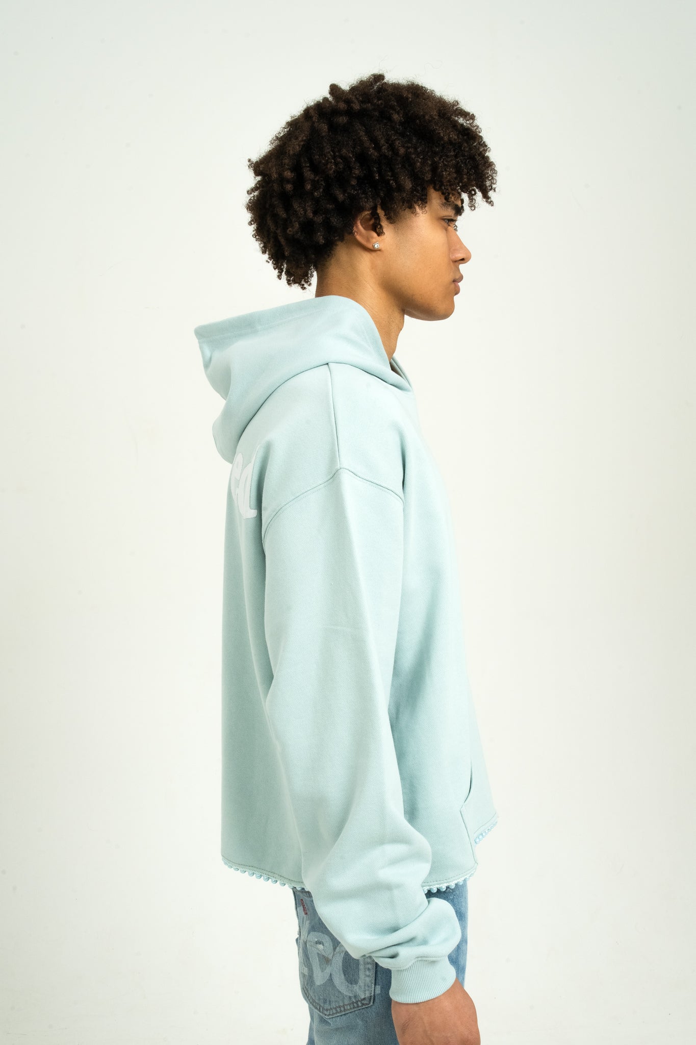 Mirrored Pearl Hoodie - Sage