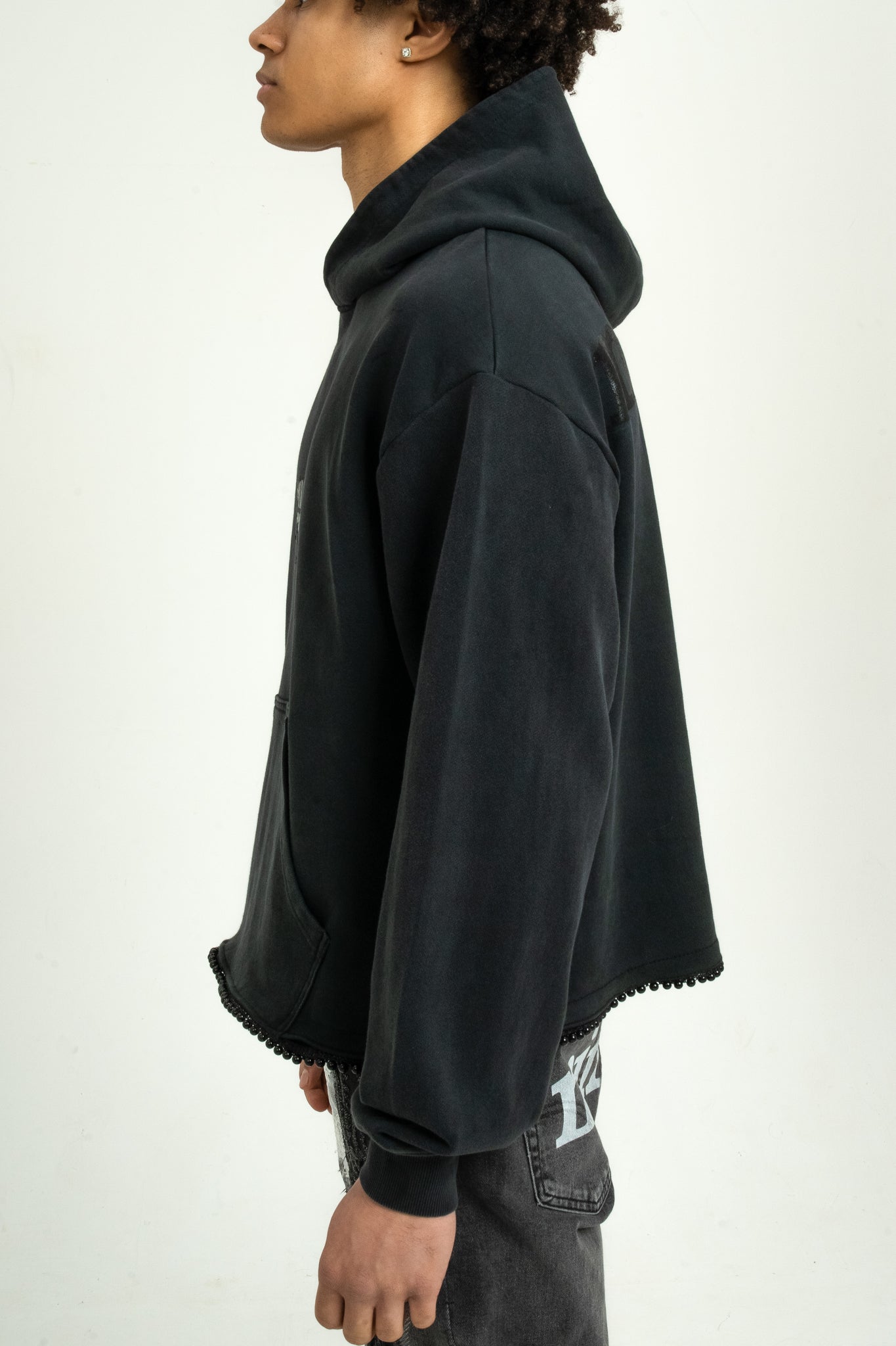 Mirrored Pearl Hoodie - Black