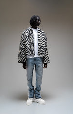 Zebra Kimono Jacket