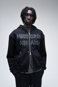 ZIPPED REFLECTIVE HOODIE