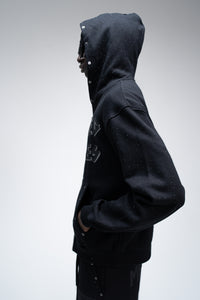 ZIPPED REFLECTIVE HOODIE