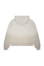 //MS003 Distressed Hoodie - Beige
