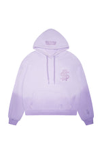 //MS003 Distressed Hoodie - Lilac