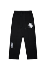 //MS003 Distressed Pants - Black