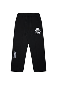 //MS003 Distressed Pants - Black