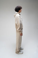 //MS003 Distressed Joggers - Beige