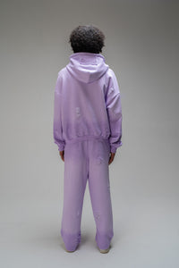 //MS003 Distressed Pants - Lilac
