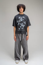 //Cara Denim Pants - Charcoal