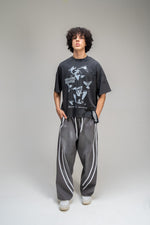 //Cara Denim Pants - Charcoal