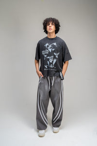 //Cara Denim Pants - Charcoal