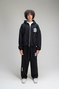 //MS003 Distressed Pants - Black