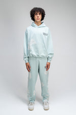 APPLIQUÉ HOODIE - Sage
