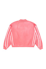 //Cara Denim Jacket - Coral