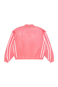 //Cara Denim Jacket - Coral