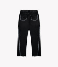 TAPED JEANS - BLACK