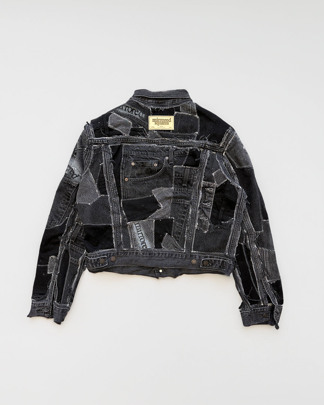 The Levi's Patched Denim Jacket - Black