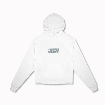 Mirrored Pearl Hoodie - White