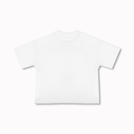 Mirrored Pearl Tee - White